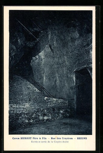 Cpa reims caves ruinart - reims,,