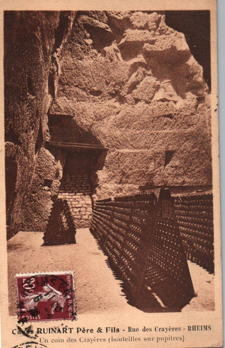 Cpa reims caves - cpa, 51